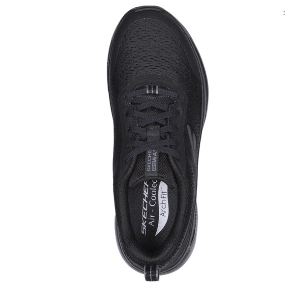 Skechers Arch Fit Go Walk Black Athletic Sneakers Style # 124887 NWOT - Picture 10 of 10